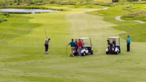 Golfing at Deerhurst Highlands Golf Course